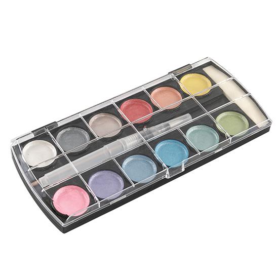 12 Warna Cat Water Metallic