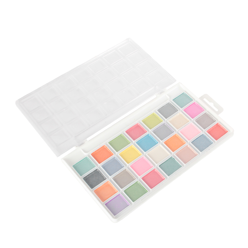 28 Warna Watercolors Pan Set